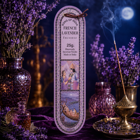 French Lavender Incense Sticks 25g, 25 Sticks – Classic Floral Scent