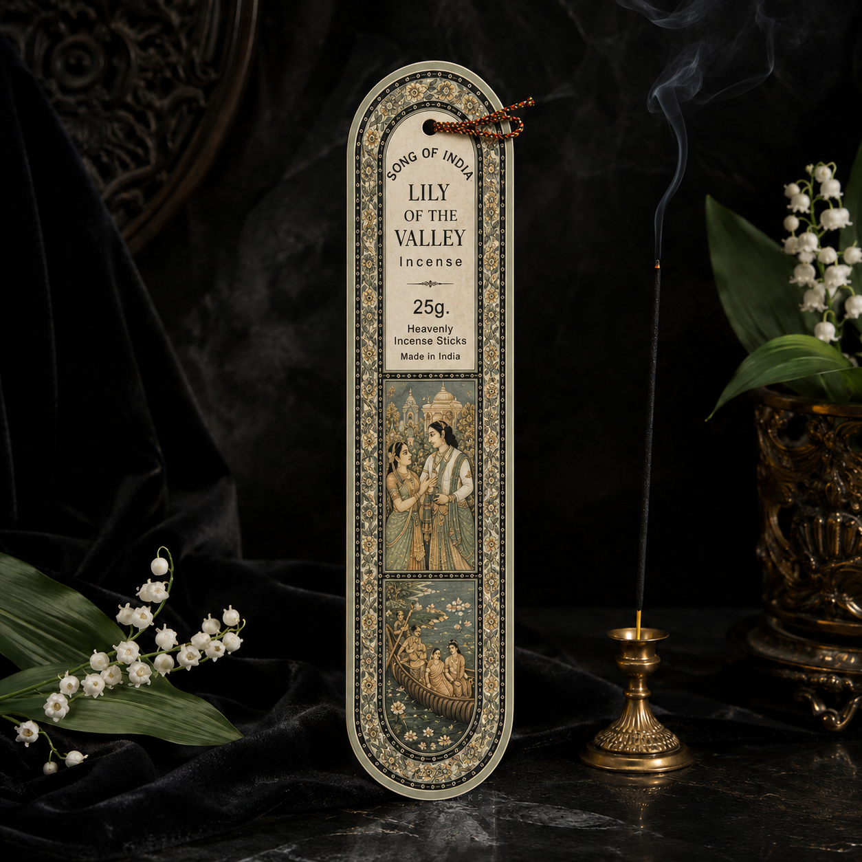 Song of India Lily of the Valley Incense Sticks 25g – Fresh Floral Fragrance