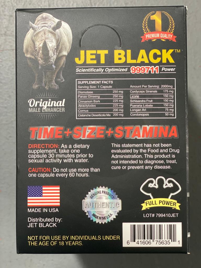 Jet Black 999711 Box 20