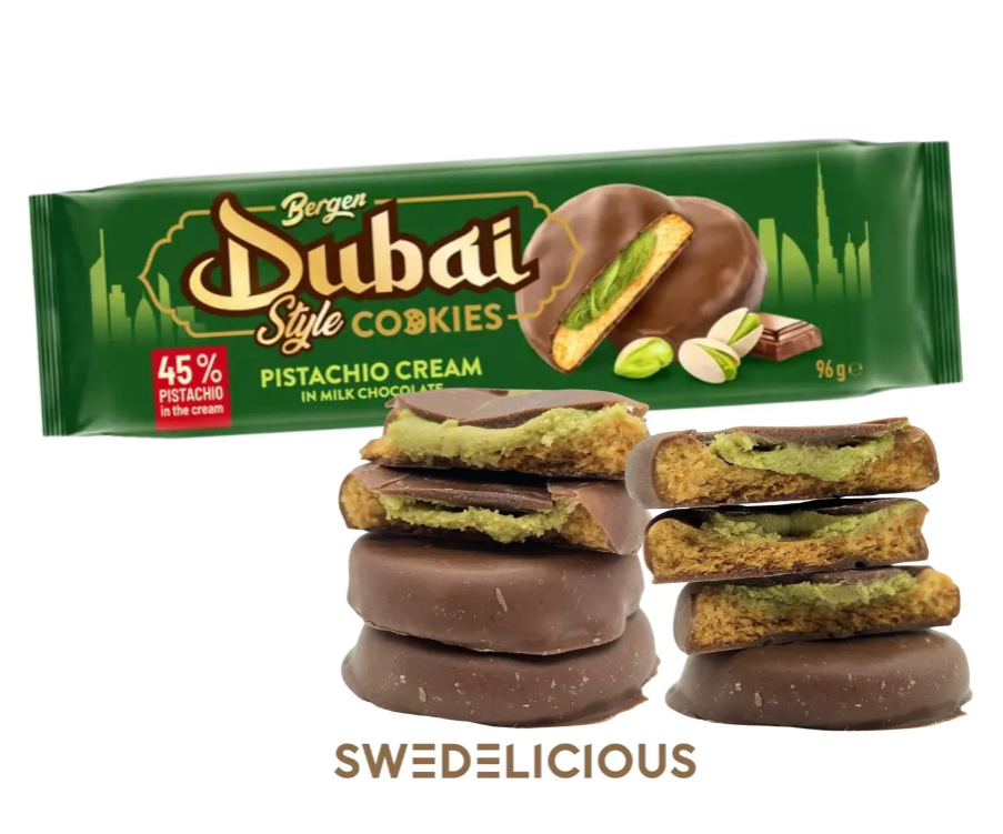 Dubai Cookies with Pistachio Cream