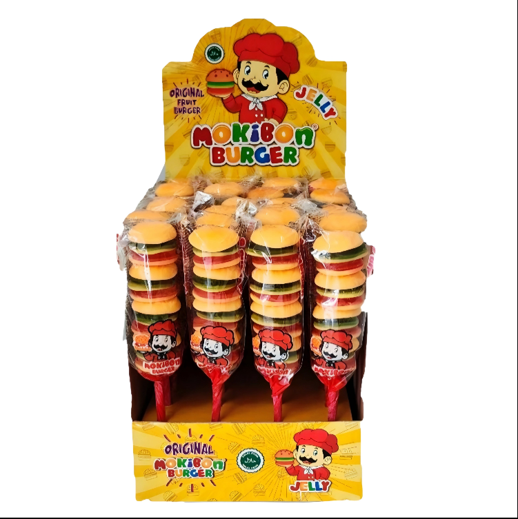 Mokibon Burger Jelly 24pcs