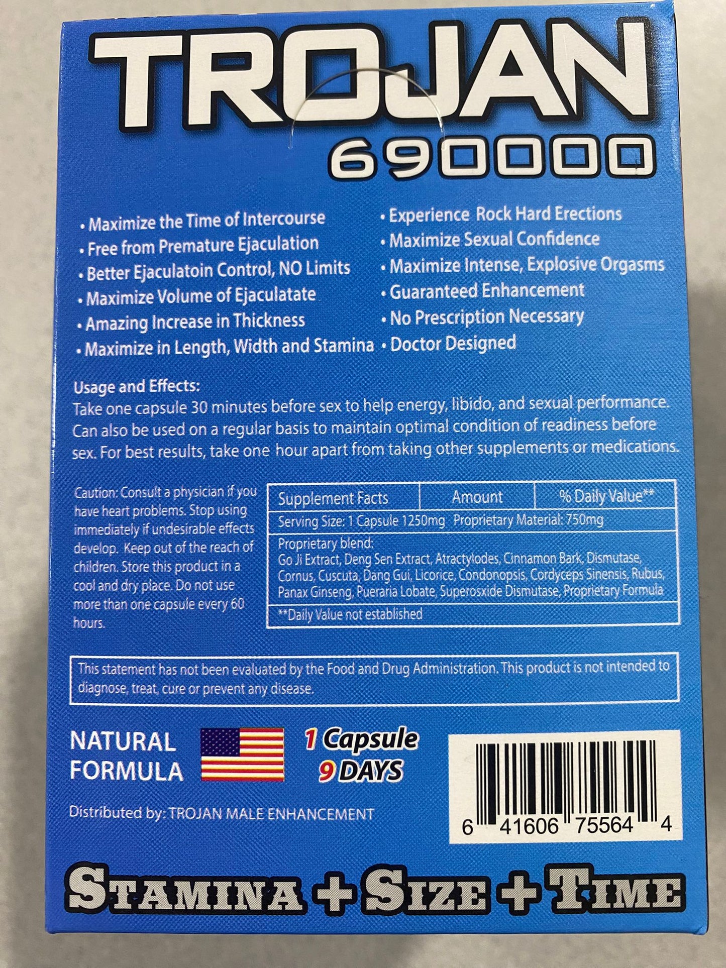 Trojan Rhino 690000 Box 20 ct