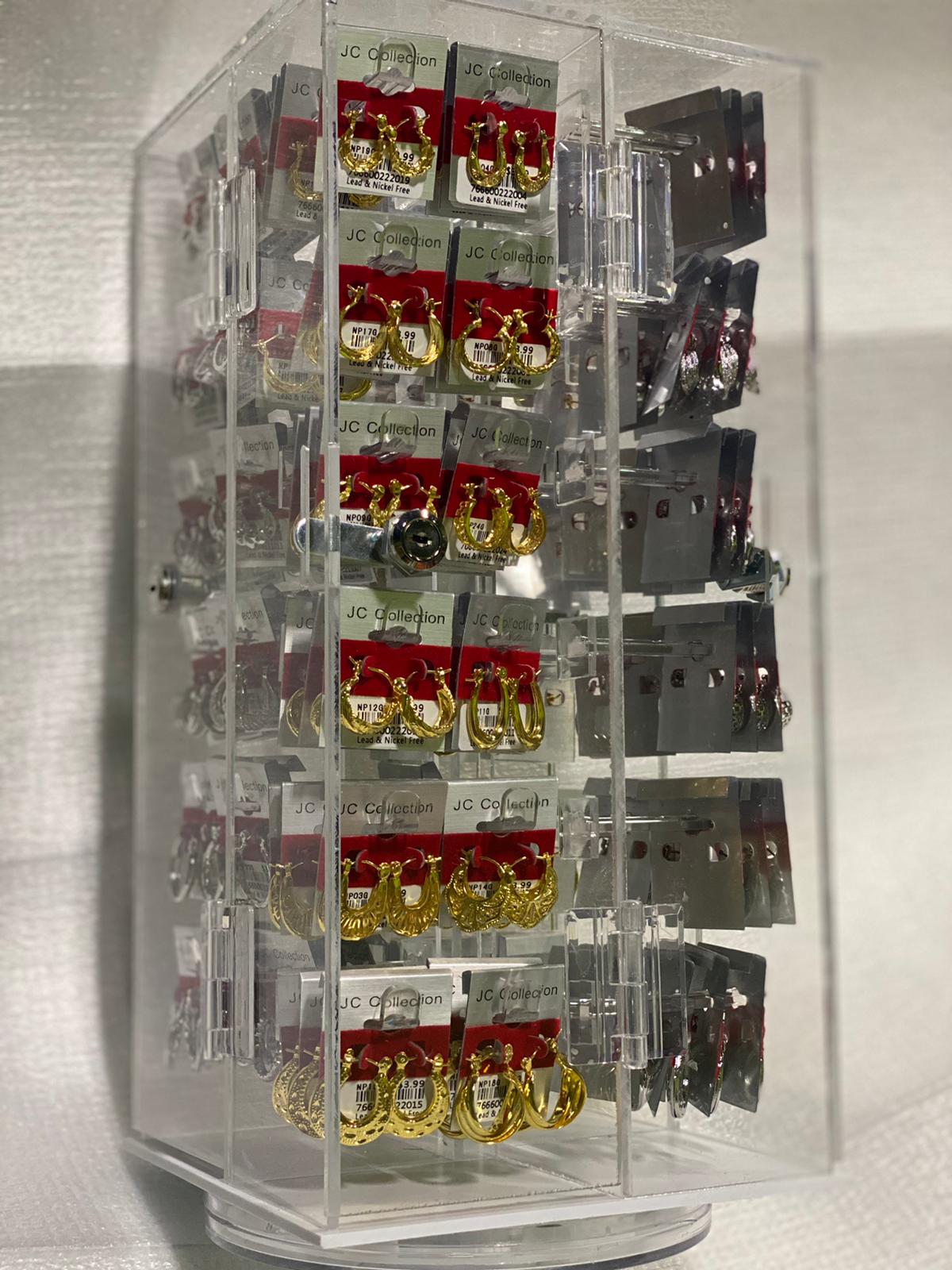 Jewelry Gold/Silver ear ring Display Case #2182 any 3/pcs