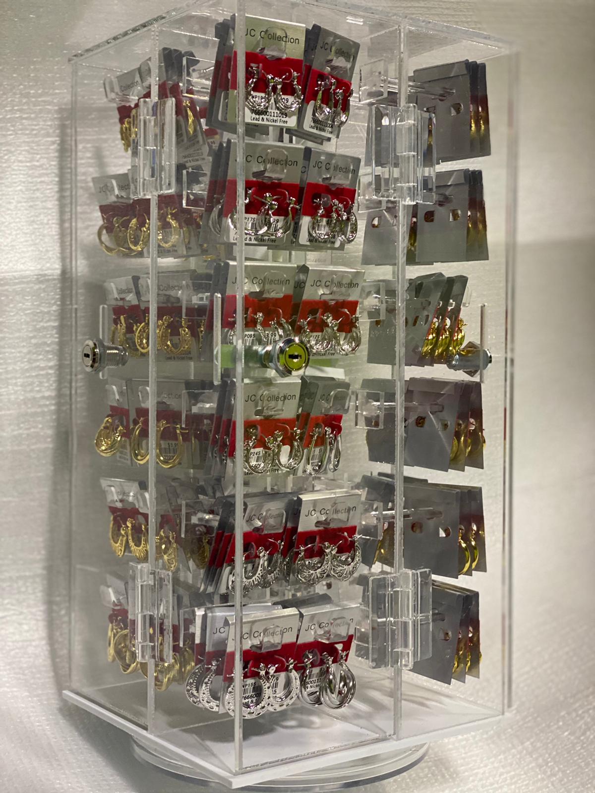 Jewelry Gold/Silver ear ring Display Case #2182 any 3/pcs
