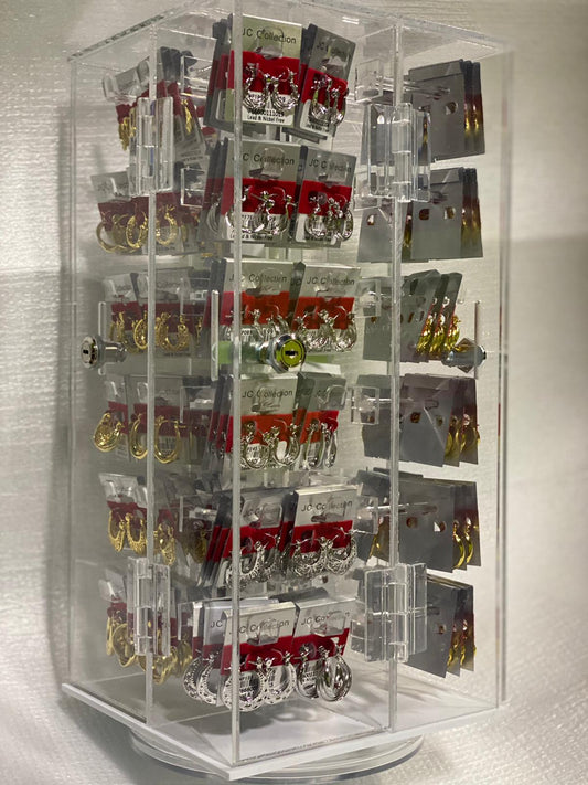 Jewelry Gold/Silver ear ring Display Case #2182 any 3/pcs