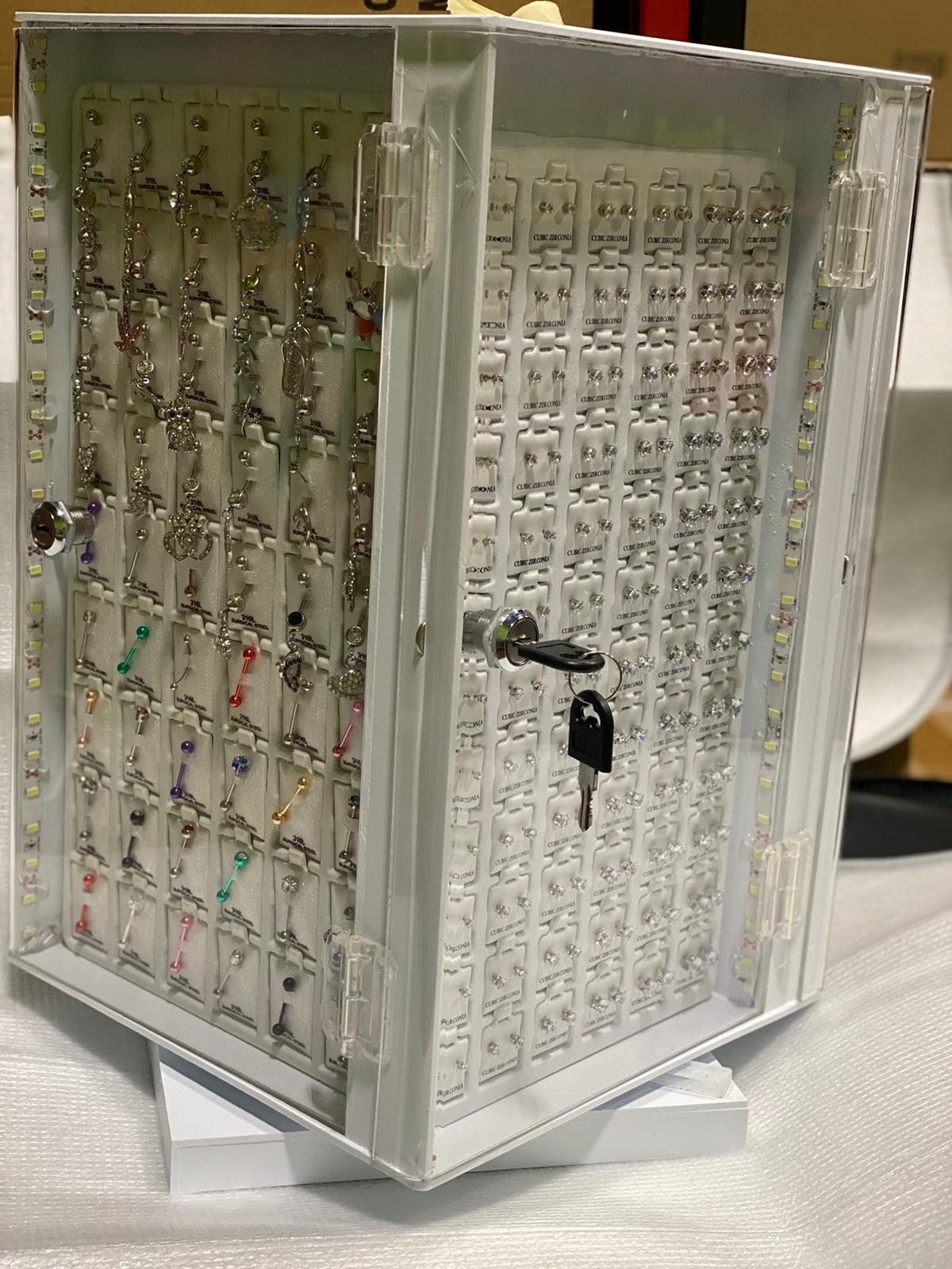 Jewelry 4 Way LED Display Case #532- any 5 / count