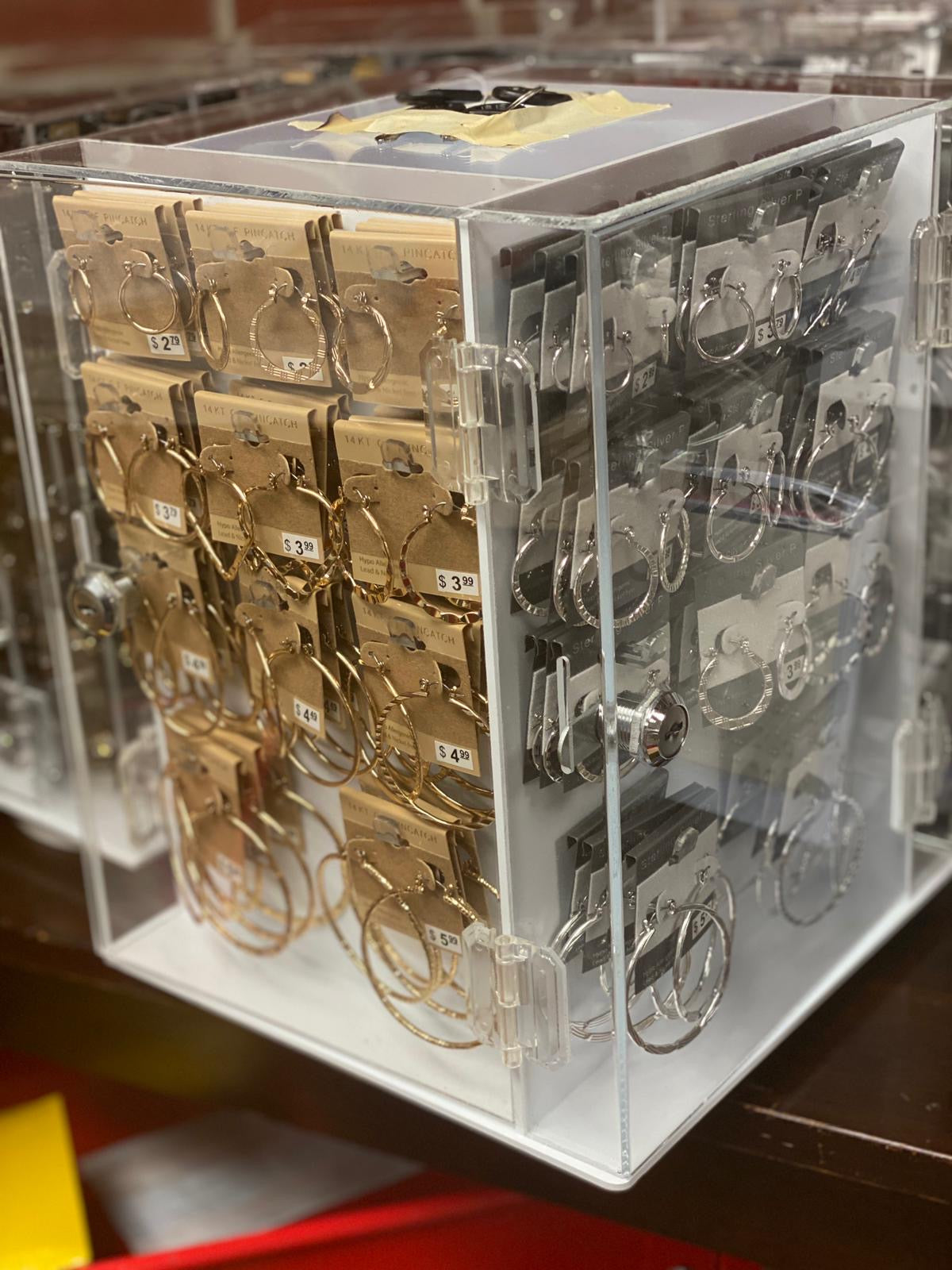 Hoop Earrings Assorted. 3ct