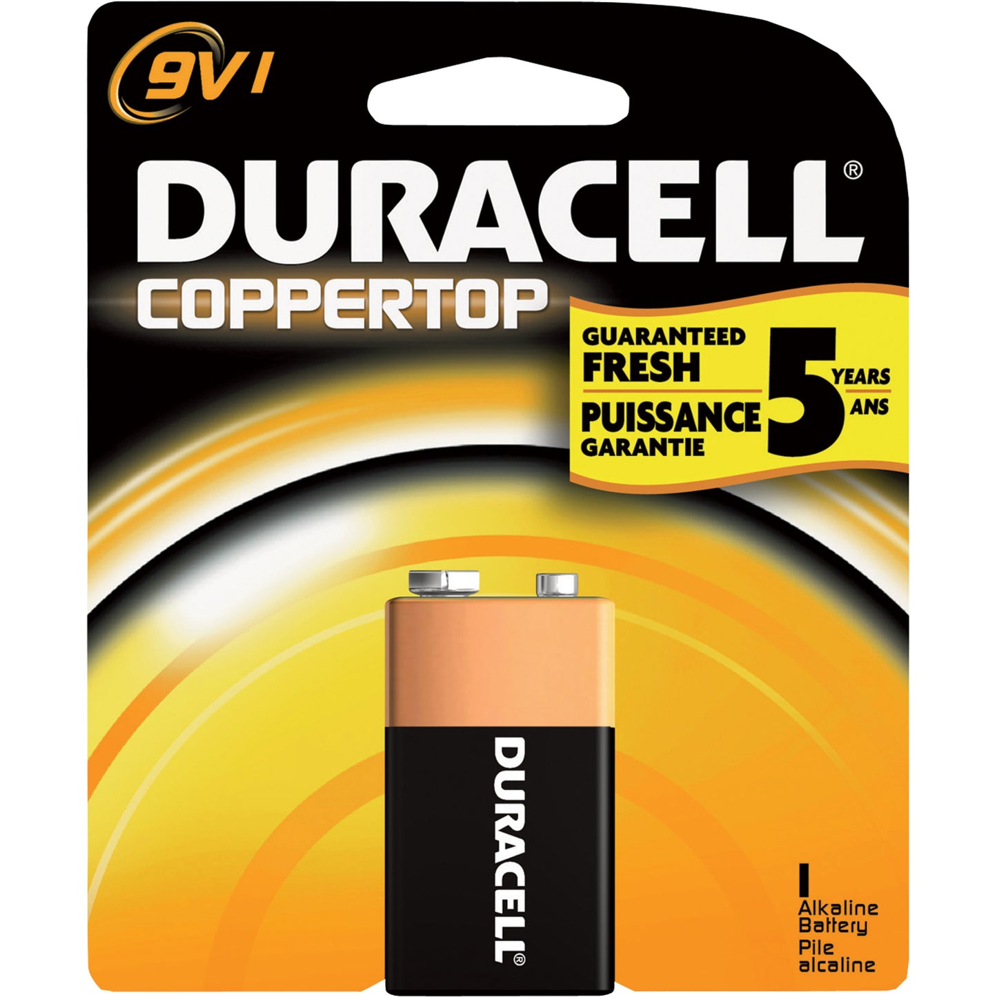 Duracell CopperTop Batteries 9V 1ct. #46