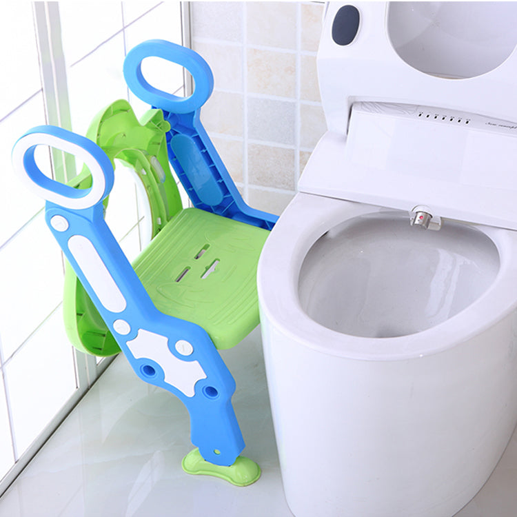 Baybee Paws Children's Potty Toilet Trainer Seat with Step Ladder (Blue-Green)