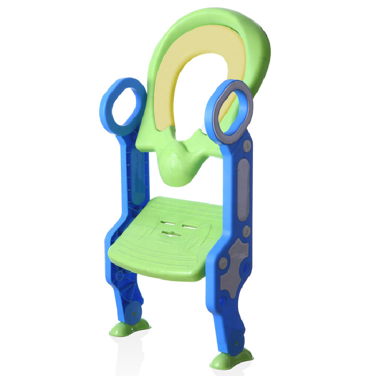 Baybee Paws Children's Potty Toilet Trainer Seat with Step Ladder (Blue-Green)