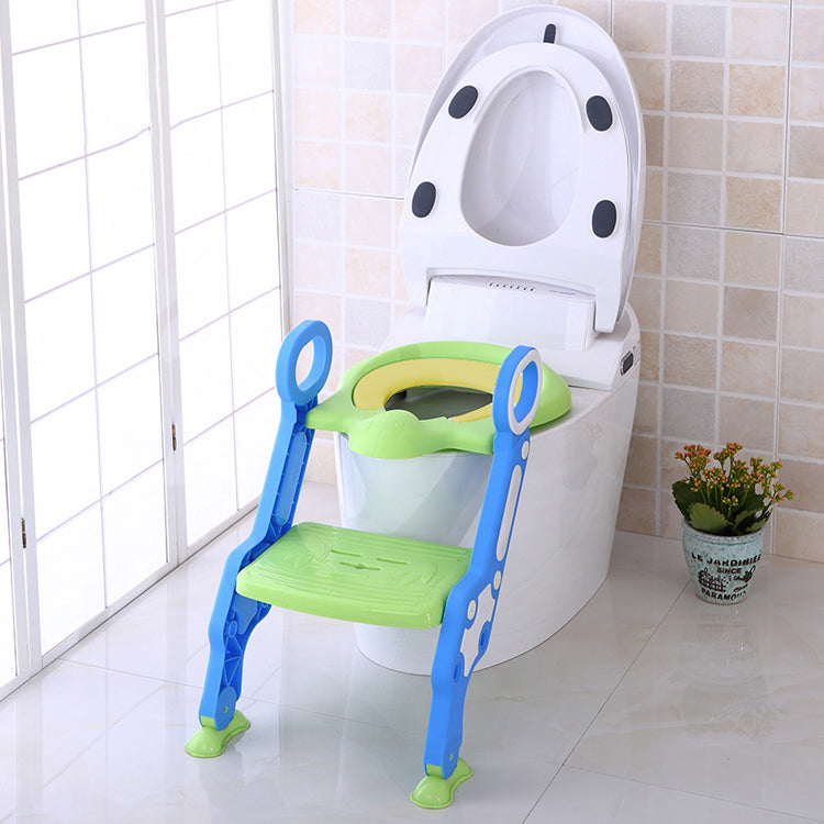 Baybee Paws Children's Potty Toilet Trainer Seat with Step Ladder (Blue-Green)