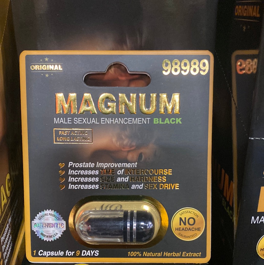 Magnum Black Capsule XXL 98989 20 ct #589