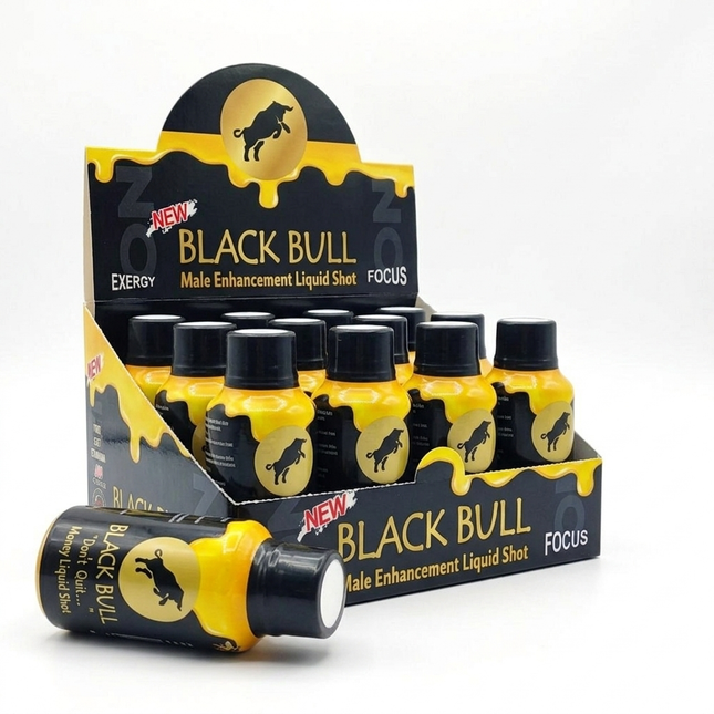 Black Bull Honey Liquid Shots – Men’s Wellness Honey Supplement