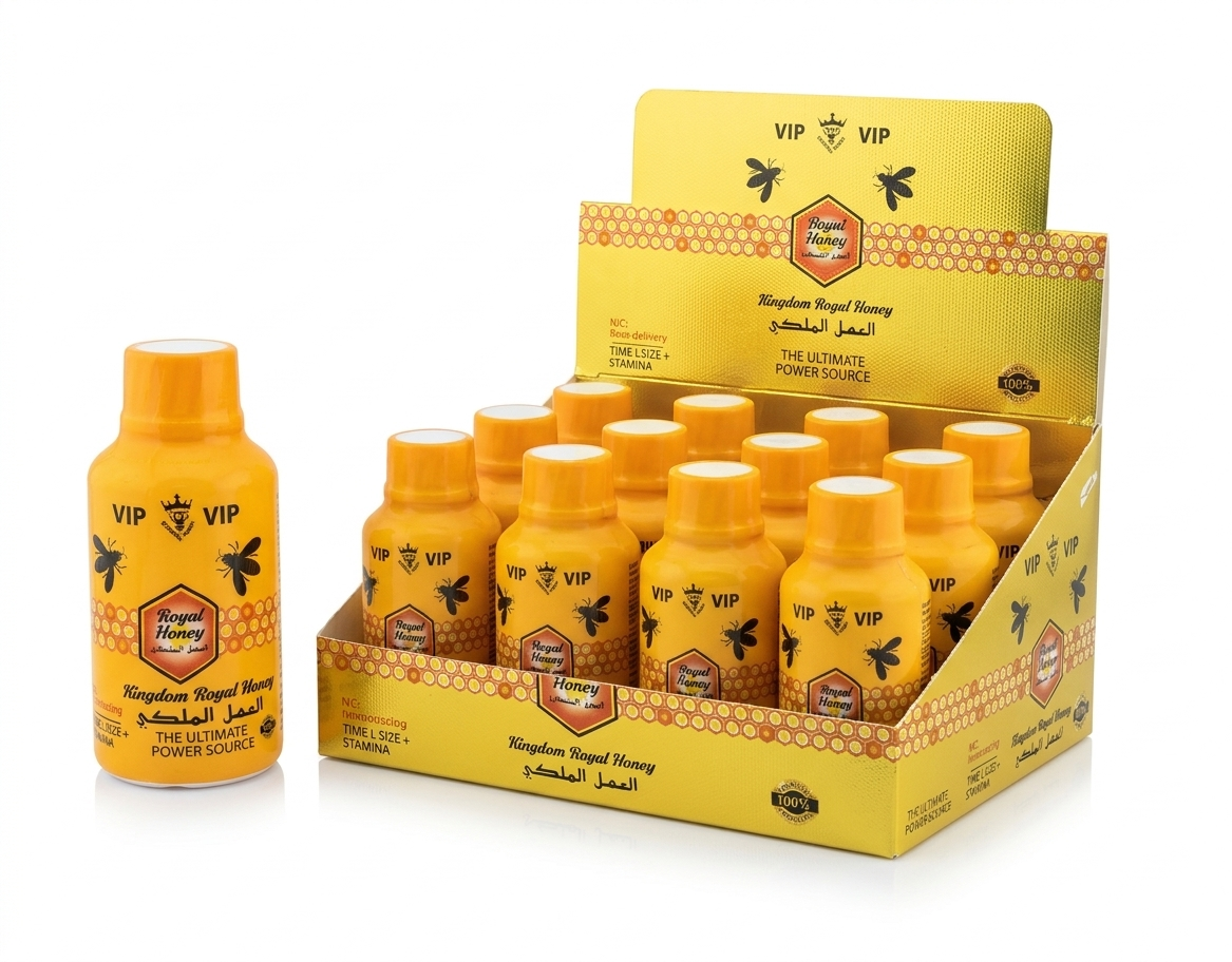 Kingdom VIP Royal Honey Liquid Shots for Men.