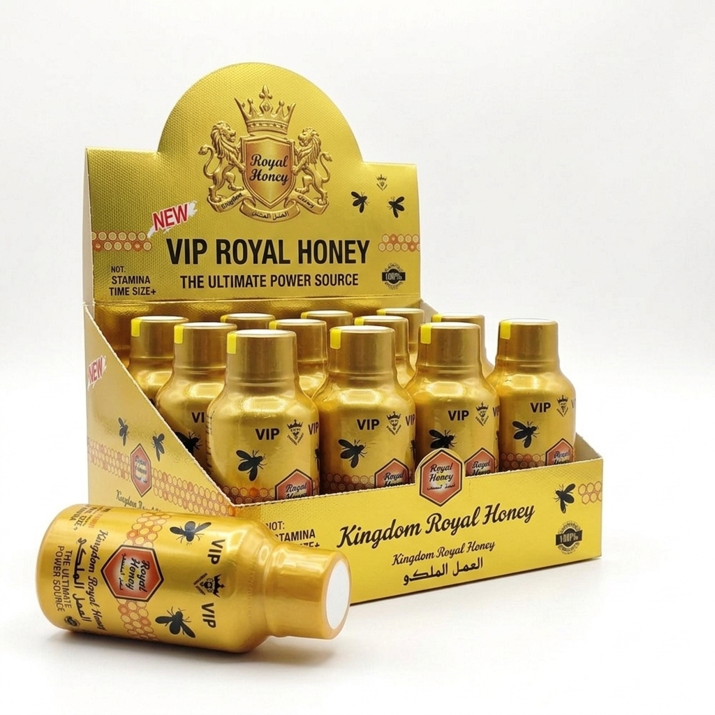 Kingdom VIP Royal Honey Liquid Shots for Men.