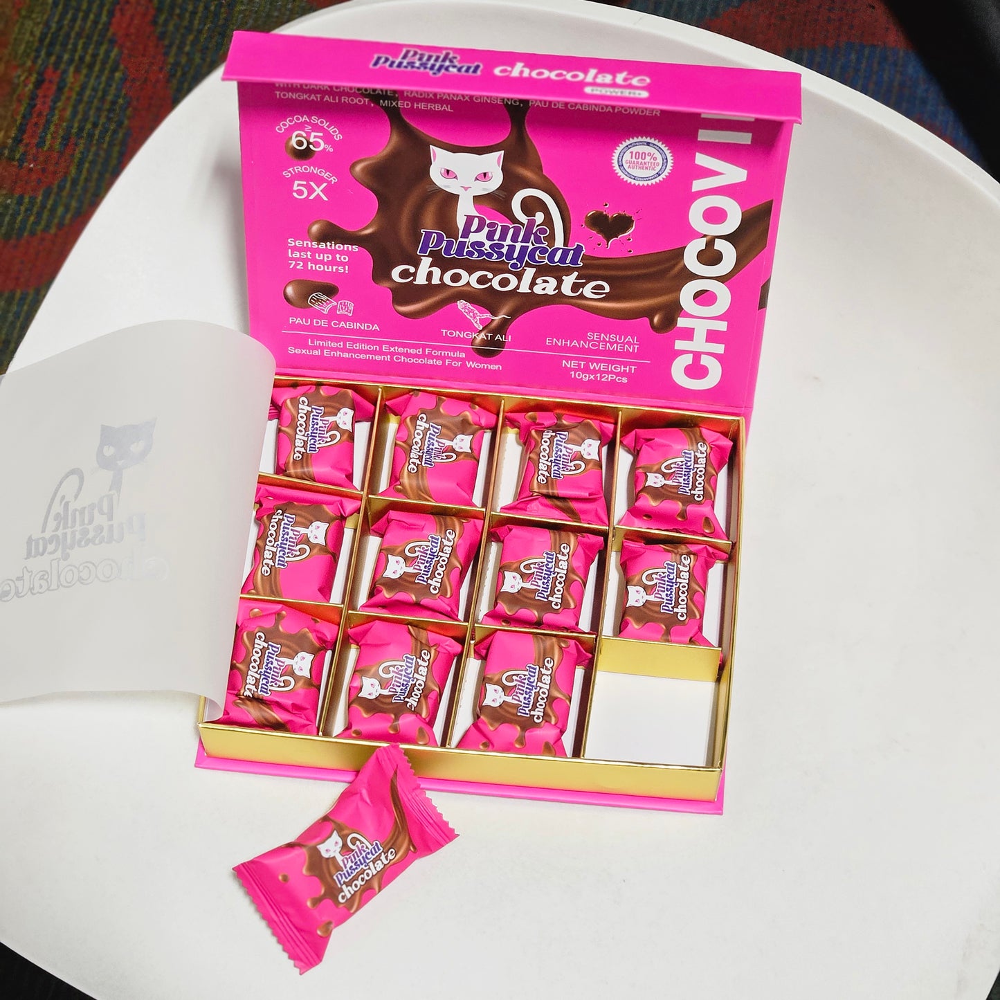 Pink Pussycat Choclate 12ct | | Item No.: 3778
