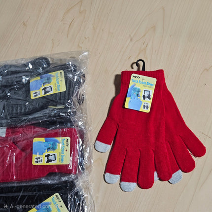 Next Touch Screen Gloves Mix (1 Size) 12ct