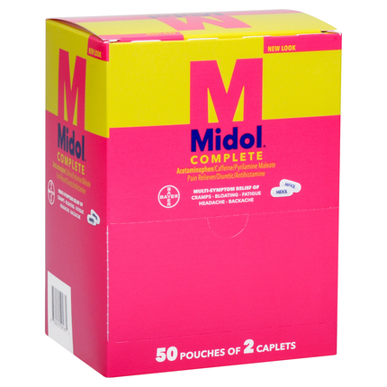 Midol 2 Caplets 20ct box