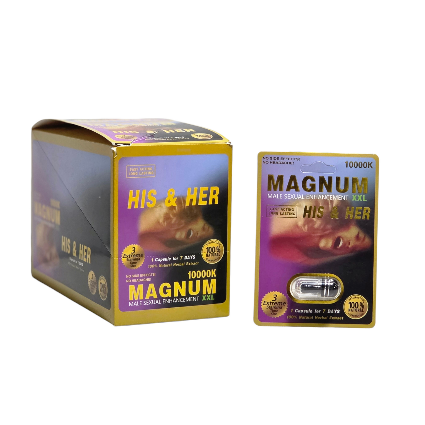 Magnum 10000K XXL His & Her Capsule | Item No.: 3319