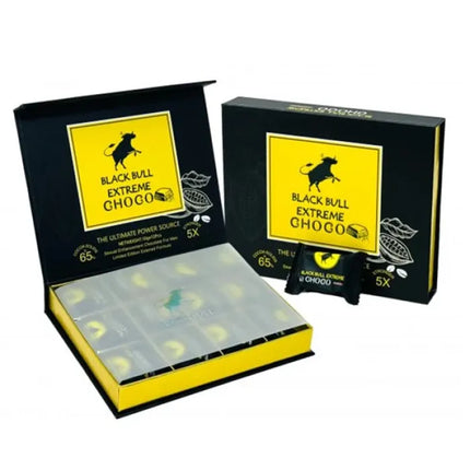 Black Bull Extreme Choco 65% Cocoa Men’s Wellness Chocolate | Item No.: 3627-BB