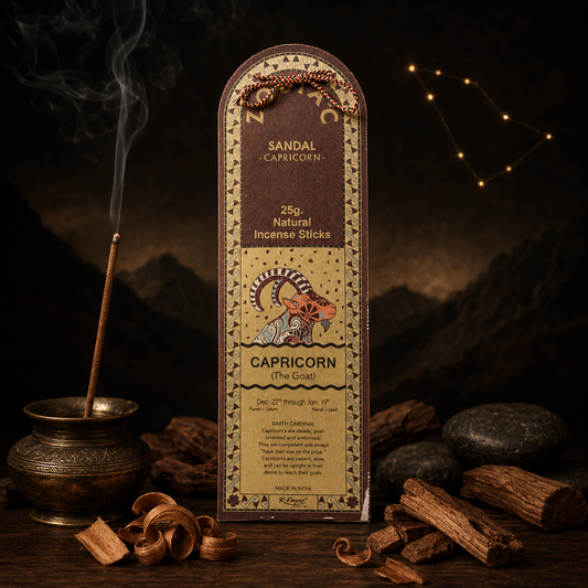 Song of India Capricorn Sandal Zodiac Incense Sticks – 25g