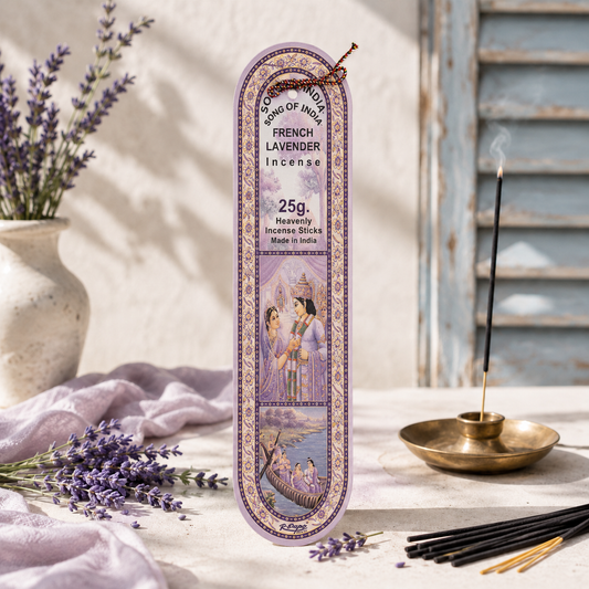 Song of India French Lavender Incense Sticks 25g – Classic Floral Scent