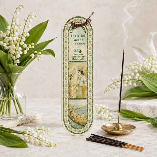 Song of India Lily of the Valley Incense Sticks 25g – Fresh Floral Fragrance