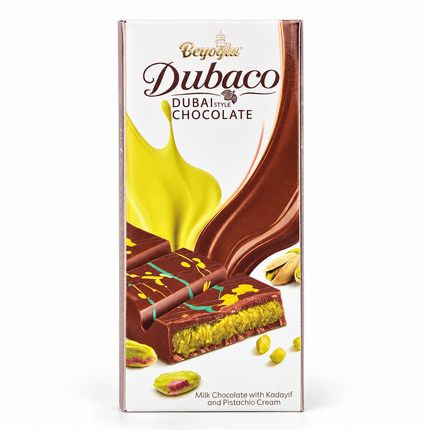Dubai Pistachio Cream Milk Chocolate – 6-Pack (95g) | Knafeh-Style