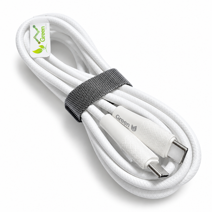 USB-C to USB-C Charging Cable – Durable Braided Type-C Cord with Cable Organizer | 3ft & 6ft