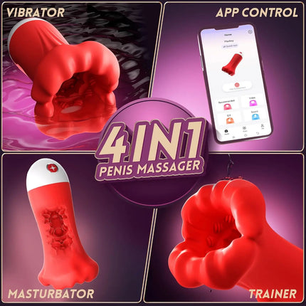 APP Control Blowjob Masturbation Stimulation for Men