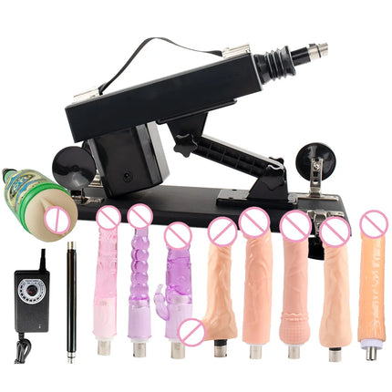 Automatic Sex Machine with Adjustable Speed and Accessories