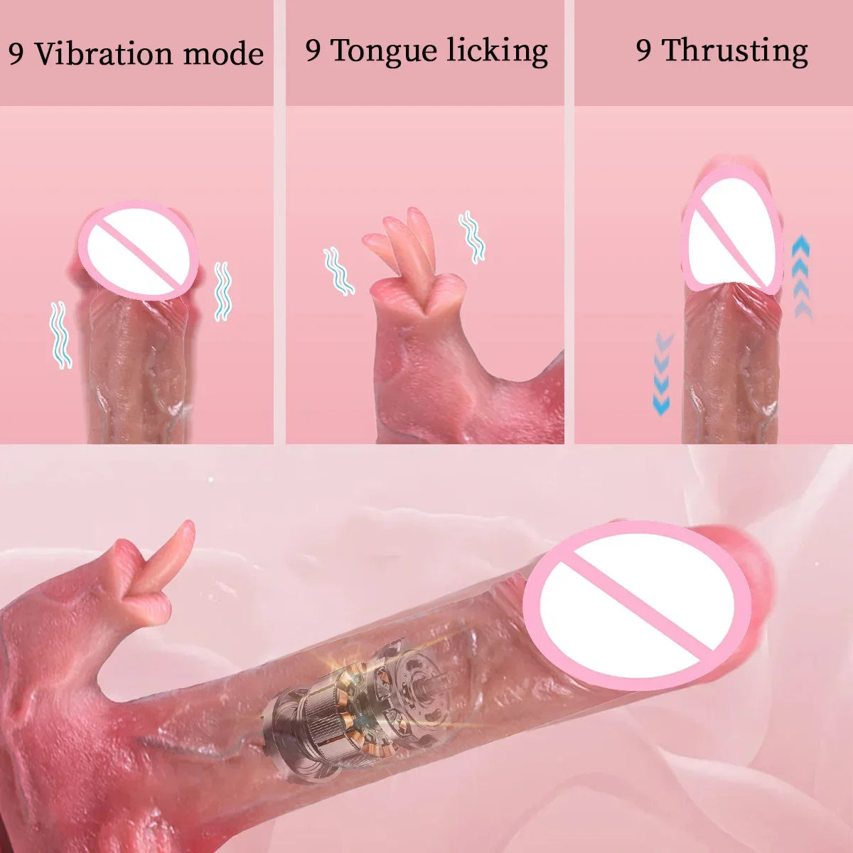 Realistic Dildo with G-Spot Stimulation Remote Control