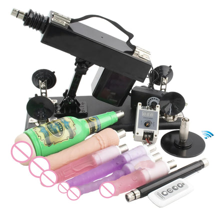 Automatic Sex Machine with Adjustable Speed and Accessories