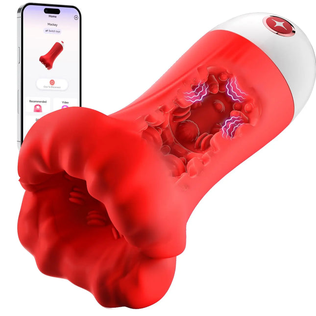 APP Control Blowjob Masturbation Stimulation for Men