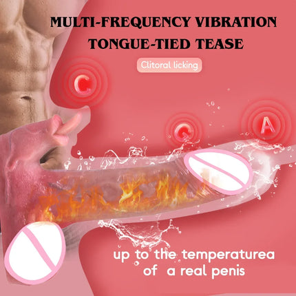 Realistic Dildo with G-Spot Stimulation Remote Control
