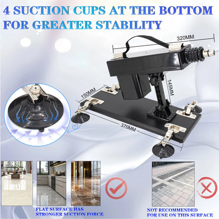 Automatic Sex Machine with Adjustable Speed and Accessories