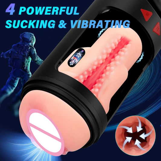 Premium Automatic Male Masturbator -  3 Modes