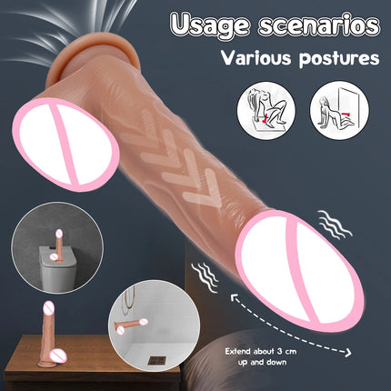 Realistic Dildo with G-Spot Stimulation Remote Control