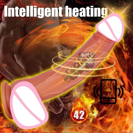 Realistic Dildo with G-Spot Stimulation Remote Control