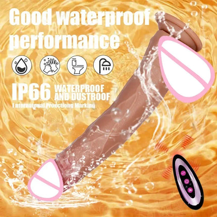 Realistic Dildo with G-Spot Stimulation Remote Control