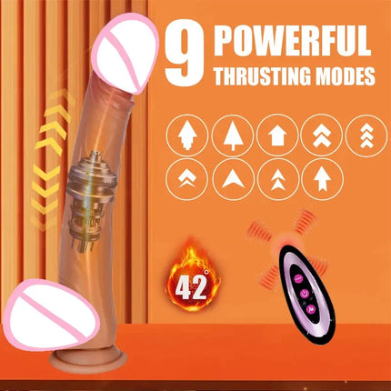 Realistic Dildo with G-Spot Stimulation Remote Control