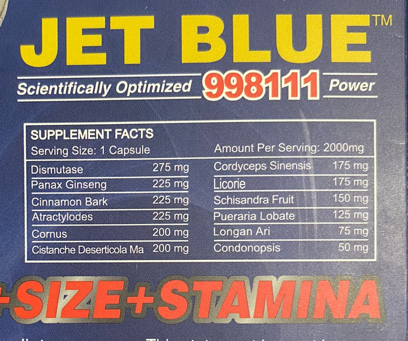 Jet Blue 99811 Box 24ct