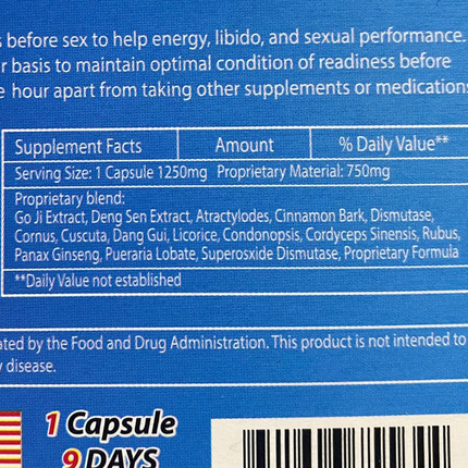 Trojan Rhino 690000 Capsules – Box of 20 Individually Sealed Adult Supplement Packs | Item No.: 1767