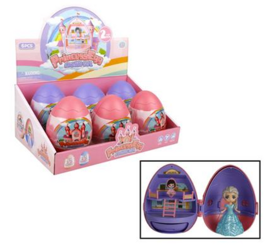 TOYJOY PRINCESS HOUSE EGG 6PCS/0.35OZ