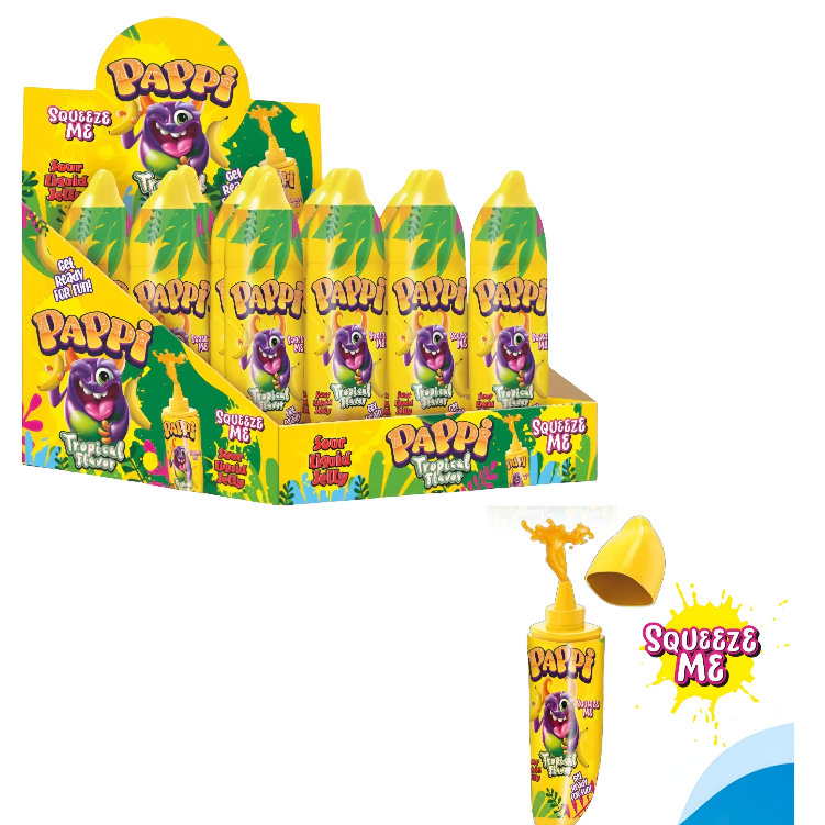 Pappi Tropical Flavor 12pcs