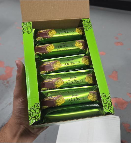 PREMIUM DUBAI CHOCOLATE MILK CHOCOLATE WITH PISTACHIO CREAM 24ct 35 GR