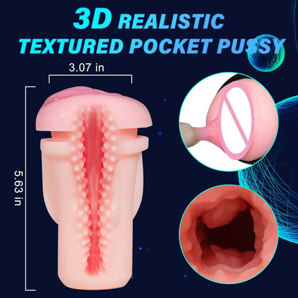 Premium Automatic Male Masturbator -  3 Modes
