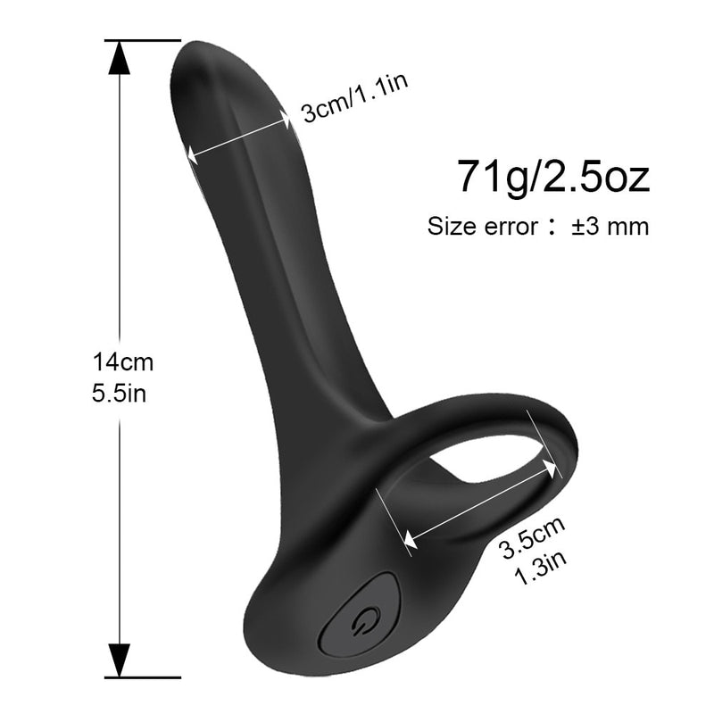 Dual Penetration Male Penis Vibrator