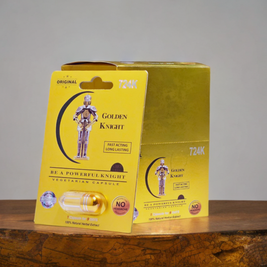 Golden Knight 724K Vegetarian Capsule  | Item No : 165