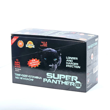 Super Panther 500K Triple Maximum Male Enhancement 24ct | Wholesale 3–24 Pack